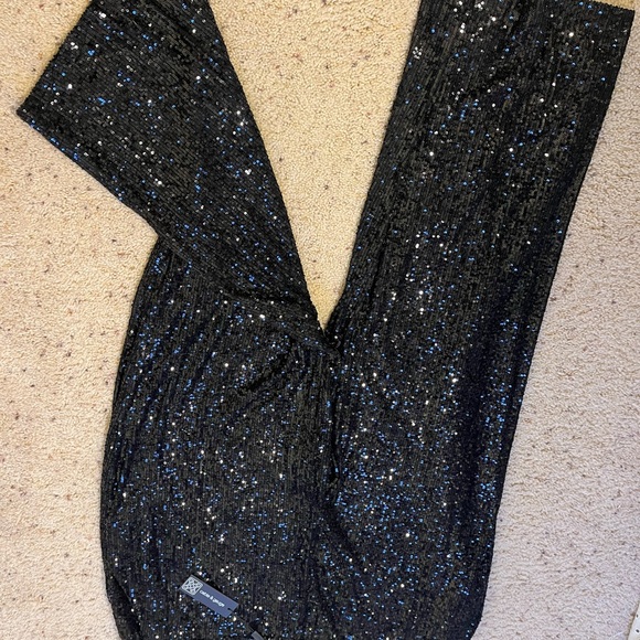 Women’s Black holiday sequence pant with pockets - Picture 1 of 2